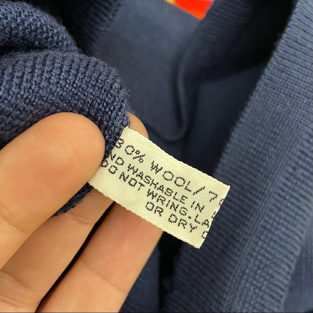 Vintage Obermeyer Retro Rainbow Stripe Sweater - Picture 8 of 9